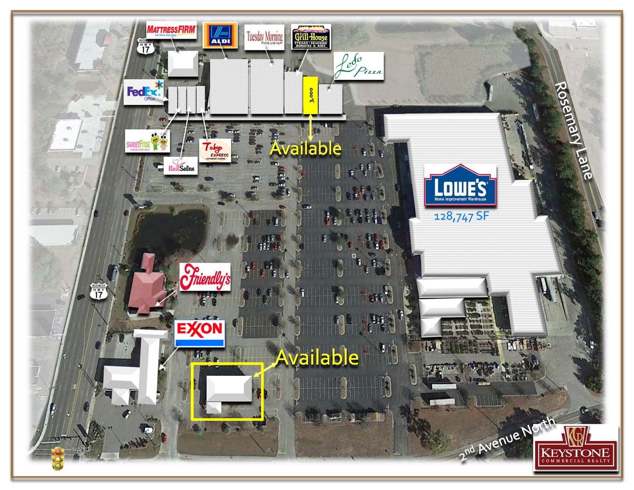 Surfwood Plaza Shopping Center: 202 Highway 17 N, North Myrtle Beach, SC 29582